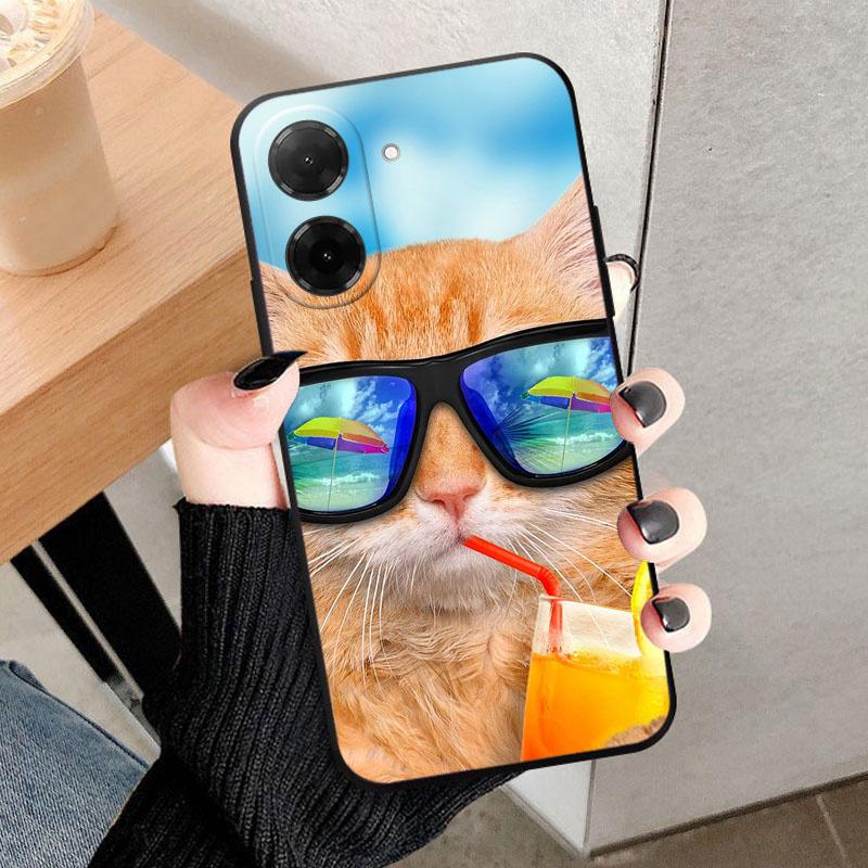 Soft Protective Cover For Xiaomi Poco C71 4G Case Black Silicone Phone Case For Xiaomi Poco C 71 C71 Cases Luxury Fundas Coque