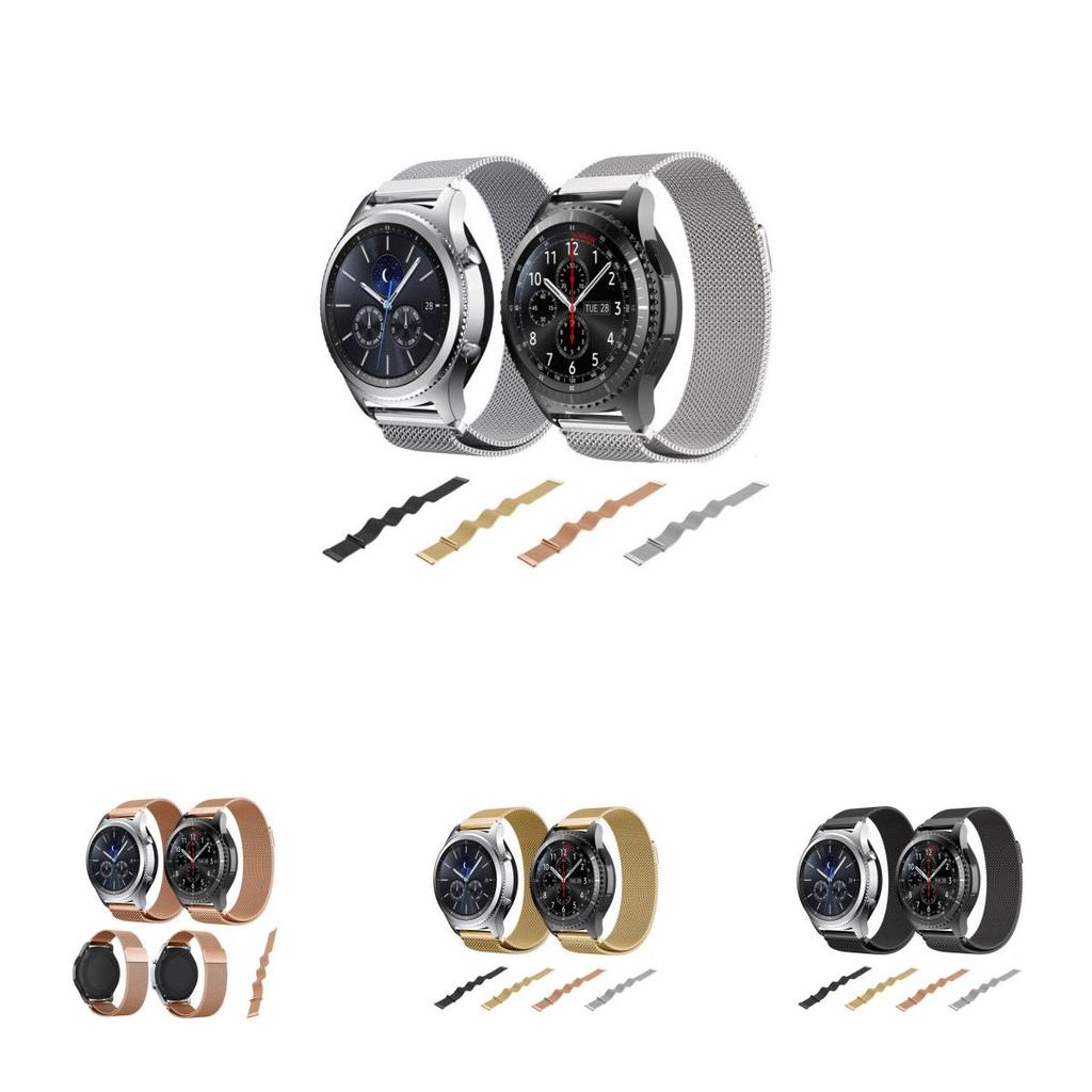 Elegant Milanese Magnetic Stainless Steel Watch Band Strap For Samsung Gear S3 Frontier