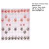 1 Set Wooden Chinese Chess with Plastic Paper Chessboard Travel Traditional Chinese Xiangqi Chess Pieces Strategy Board Game Teens Adults Gift
