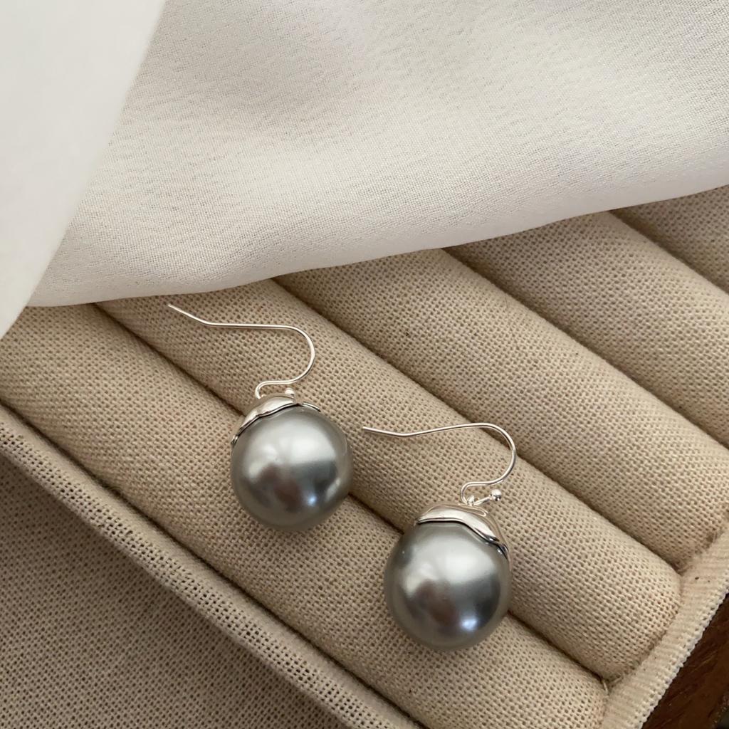 Anti-Sensitive Earneedle Design Earrings, Artificial Pearls, Simple Personality Temperament, Ear Hooks, Advanced Versatile Earrings
