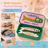 3d Printed Sardines Travel Jewelry Case Tin Like Jewelry Box with Fish-Shaped Holders for Rings, Earrings and Charms Portable Earring Organizer