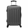 Suitcase Set 3 pcs Dark Grey 50 x 31 x 78 cm ABS Plastic