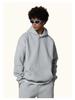 Men's Heavyweight American Trend Hoodie - Solid Color Casual plus Velvet