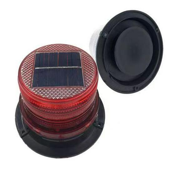 Car Solar Magnetic LED Flashing Light - Night Signal & Warning Lamp