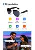 AI Smart Bluetooth Sunglasses: Real-time Translation In 100+ Languages, Call Support, and Music Streaming.