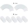 25 Pack Bathroom Shower Hair Catcher Mesh Stickers Disposable Drain Hair Catcher Kitchen Sink Strainer Adhesive Sticker