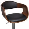 Maison Exclusive - Tabourets de bar lot de 2 bois courbé et similicuir