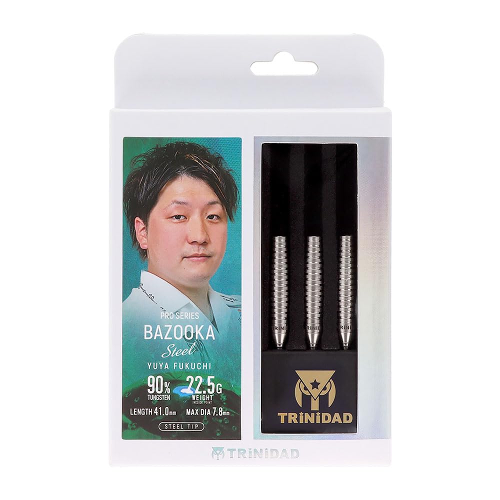 TRiNiDAD PRO Trinidad Professional Bazooka Bazooka STAL Yuya Fukuchi Model Gracza Barek do Darta Zestaw Dartów