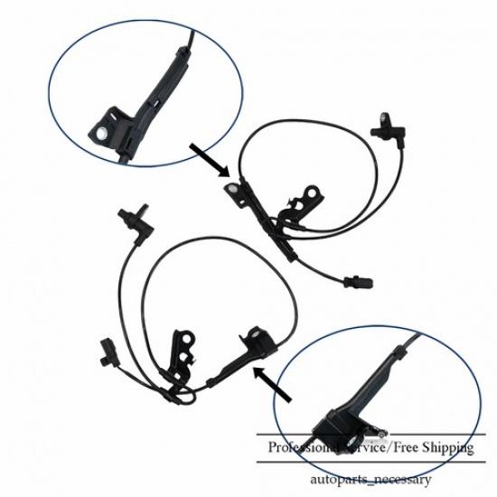 2X Front Left & Right ABS Wheel Speed Sensor For Toyota Corolla 09-13 1.8L 2.4L