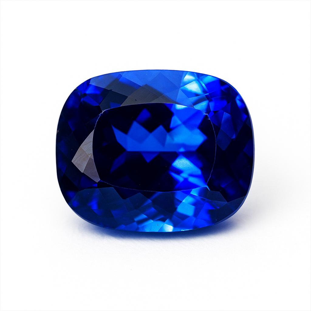 Natural Blue Sapphire Loose Gemstone 10.25 Ct Cushion Cut Jewelry Making September Birthstone Gift