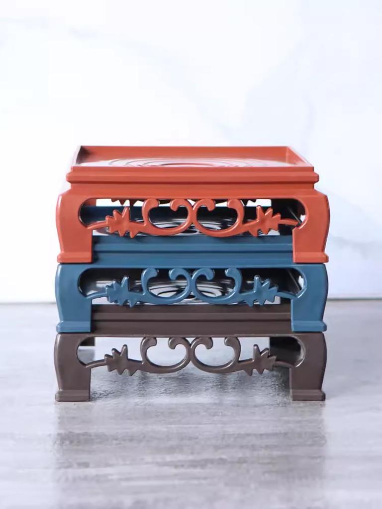 Plastic Imitation Tray for Flower Pots, Round and Square Flower Pots, Flower Holder Base, Water Tray, Multiple Colors