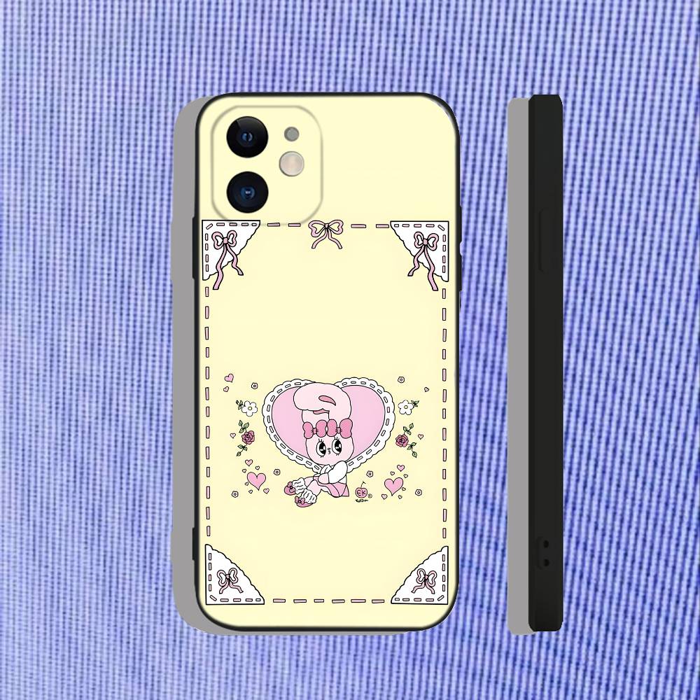 Esther Bunny Cute For iPhone 17,16,15,14,13,12,11,Air,X,XR,Pro,Max,Plus TPU Soft Skin-friendly Cover