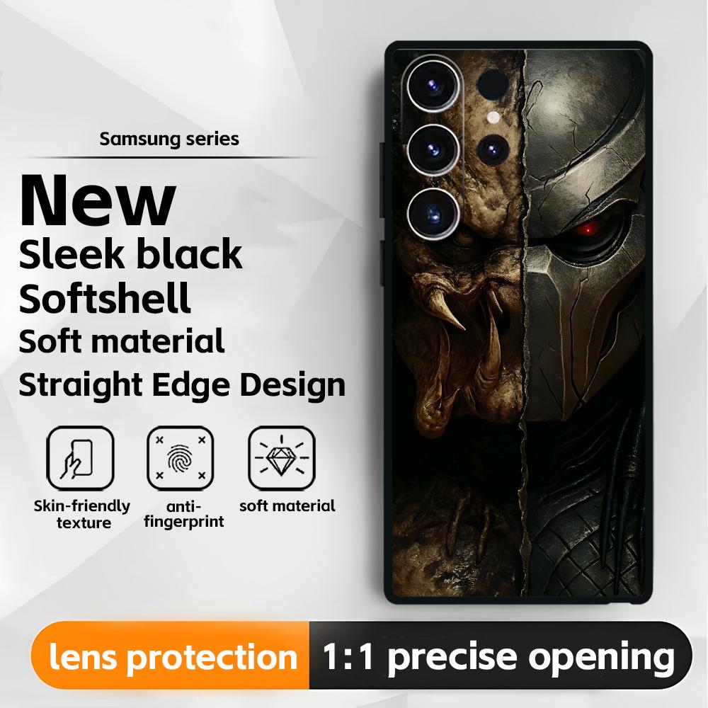 

Predator Badlands Phone Case For Samsung Galaxy S25 S24 S23 S22 S21 S20 Plus Ultra Note20 Soft Black Galaxy S25