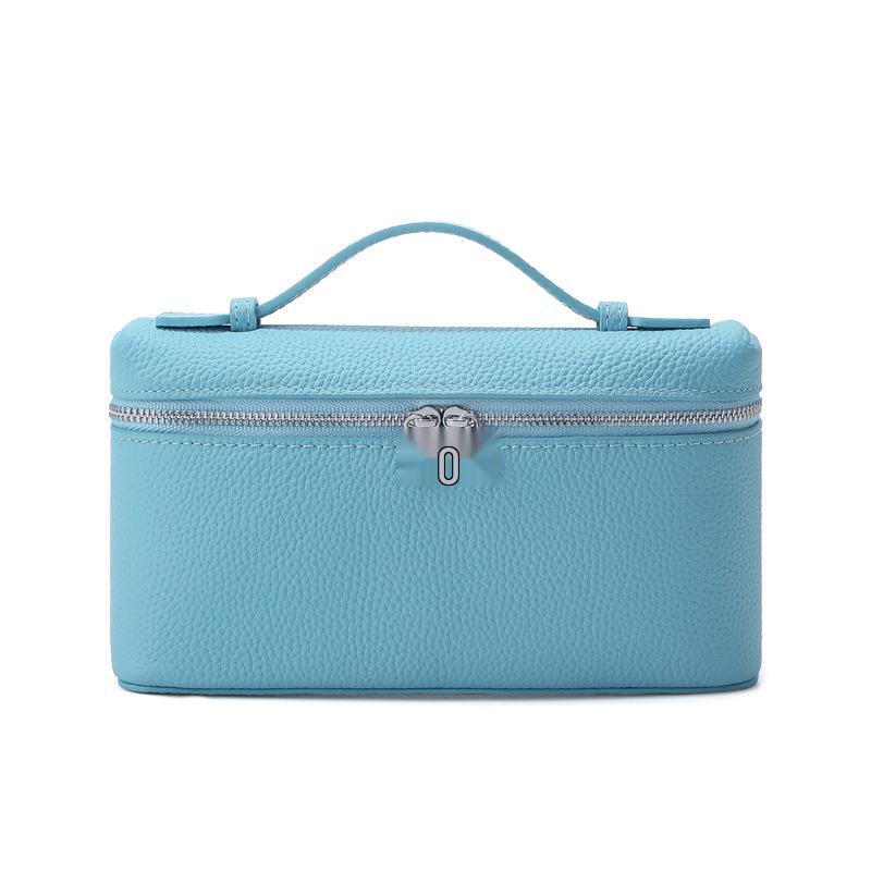 Sac Boîte à Lunch en Cuir de Vachette Pleine Fleur pour Femme, Nouveau Style 2025, Sac Blanc Porté Main/Bandoulière pour Téléphone