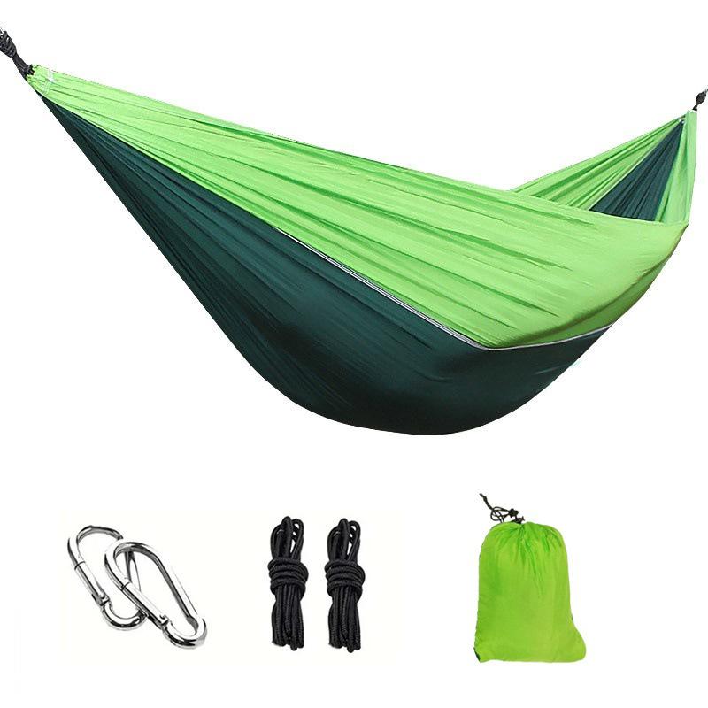 Ultra-light Nylon Parachute Hammock - Anti-rollover, Portable Outdoor Swing for Camping, Adults & Kids
