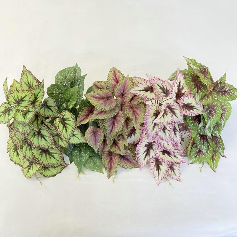 Printed Begonia 3d Wall Mounted Plant For Wedding Props And Styling Home