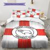 Derby County Poster Bettwäsche Steppbett Set Bettbezug Kissenbezug Heimdekoration Geburtstagsgeschenk (1 Bettbezug + 2 Kissenbezüge, ohne Füllung)