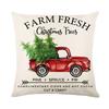 45X45Cm New Christmas Printed Detachable Cushion Pillow Cover Square Bedhead Living Room Sofa Cushion Cover