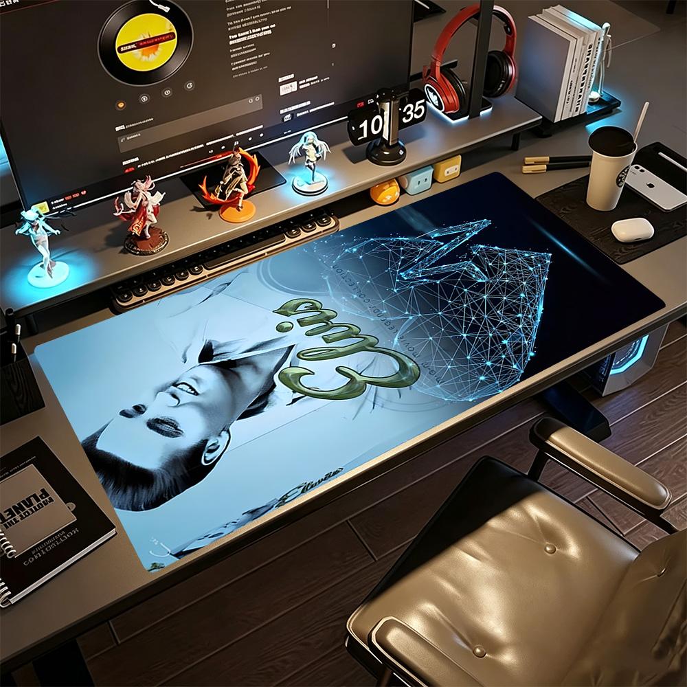 Elvis Presley Gaming Mouse Pad Gaming Laptop Mouse Pad Office Mouse Mats Non-Slip Rubber Base Office and Gaming Desk Decoration