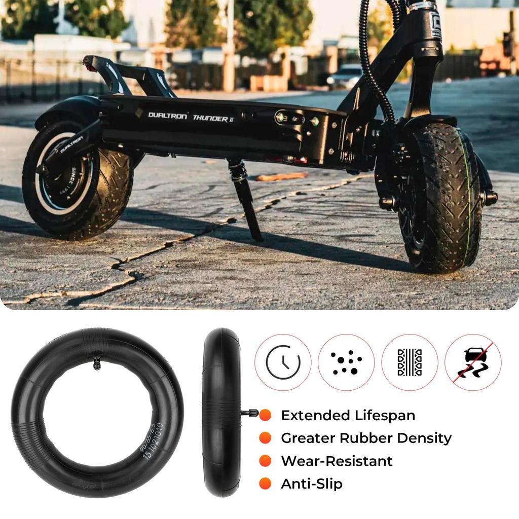 Enhanced 90/65-6.5 with 90 Degree Bend Replacement Tube for Dualtron Thunder Speedual Plus Zero 11X
