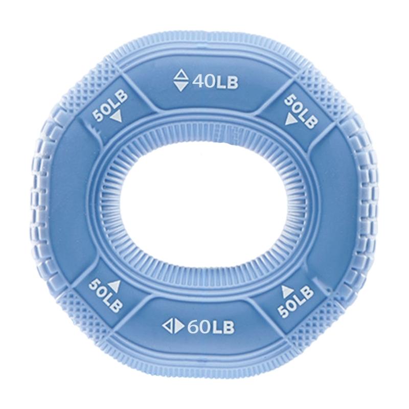 Silicone Grip Strength Trainer Hand Strengthener Grip Rings Forearm Exerciser Ball Finger Strength Training Expander