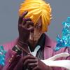 In-Stock Tenhui One Piece Sanji Blue Flame PVC Static Statue Model Anime Collectible Model Desktop Decoration Present For Fans
