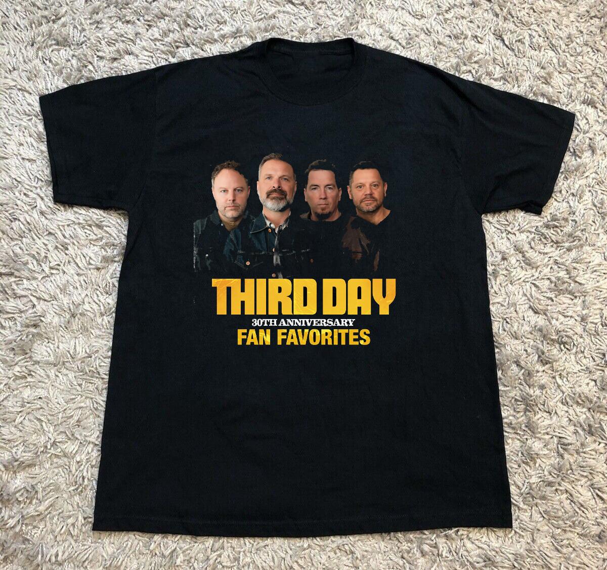Third Day Band Tour 2026 Black Cotton Shirt size S-5XL BS1379 XXXXL