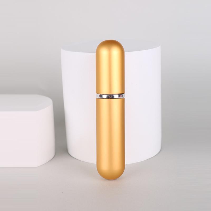 5ml Round Head Aluminum Mini Perfume Decanter - Portable Spray Bottle