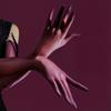 3D Ultradünne 500-Pin Fünf-Finger-Handschuhe Öl Glänzend Hoch Elastische Passform Strumpf-Stil Handschuhe Damen Party Nachtclub Mode