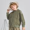 Kids Boys Jacket Solid Color Zipper Windbreaker Long Sleeve Stand Collar Lightweight Breathable Outerwear For Spring Autumn Outdoor School Sports