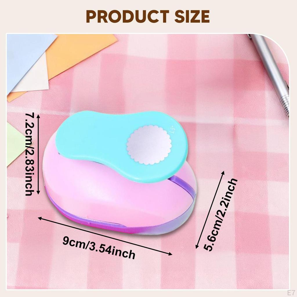 Shape Paper Craft Hole Punch Multifunctional Lightweight Compact Puncher Cut Tool