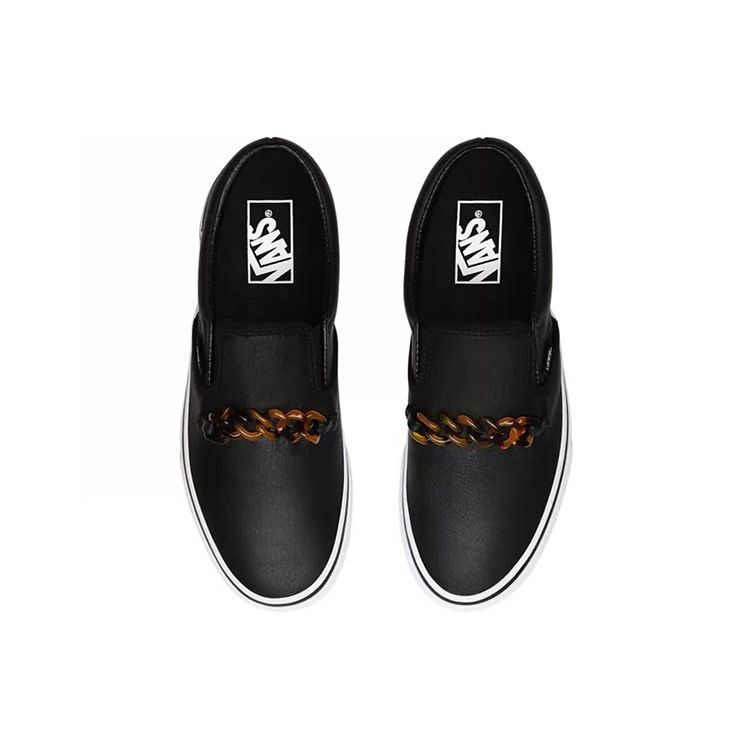 Vans Slip-On Series Comfortable Versatile Low-Top Skate Shoes Women Sneaker Black VN0A4U38WVI