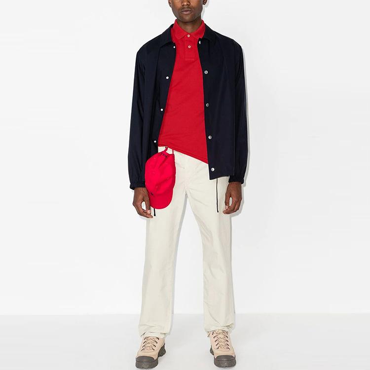 Polo Ralph Lauren Logo Bestickt Einfarbig Kurzarm Poloshirt Herren Oberteile 710548797-005