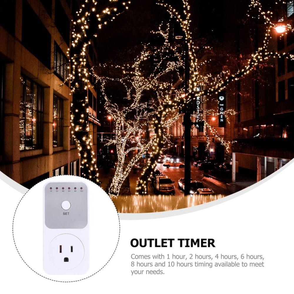 Plug-in 10Hr Timer Switch Countdown Time Setting Switch Timer Electronic Wattmeter  Household