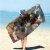 Personalized Cyberpunk Soldier Portrait Beach Towel Microfiber Beach Towel Thin Absorbent for Beach Swimming Yoga Bath Sports. 0910432