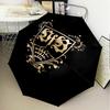 1PC Vfb Fc Crest Printed Umbrella Folding umbrella, automatic umbrella 8-Frame for Travel, camping Fan gifts Christmas Gifts