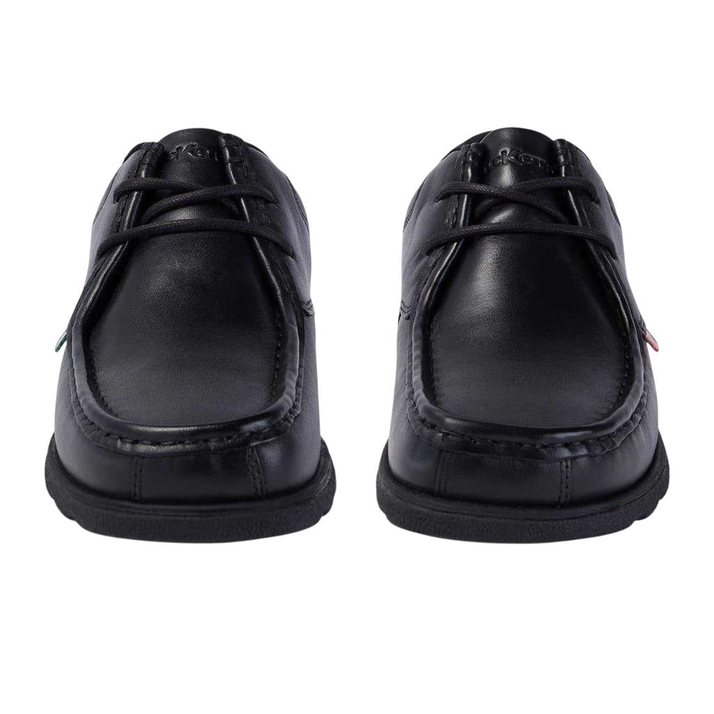 Kickers Childrens/Kids Fragma Leather Lace Up School Shoes