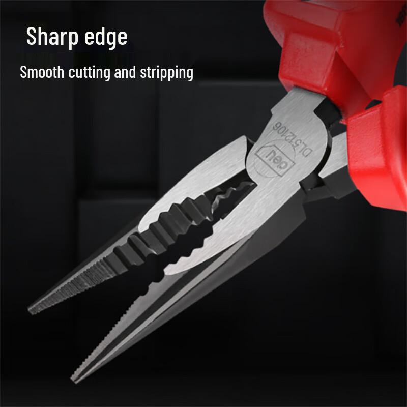 Deli 8-inch Insulated Long Nose Pliers DL512108