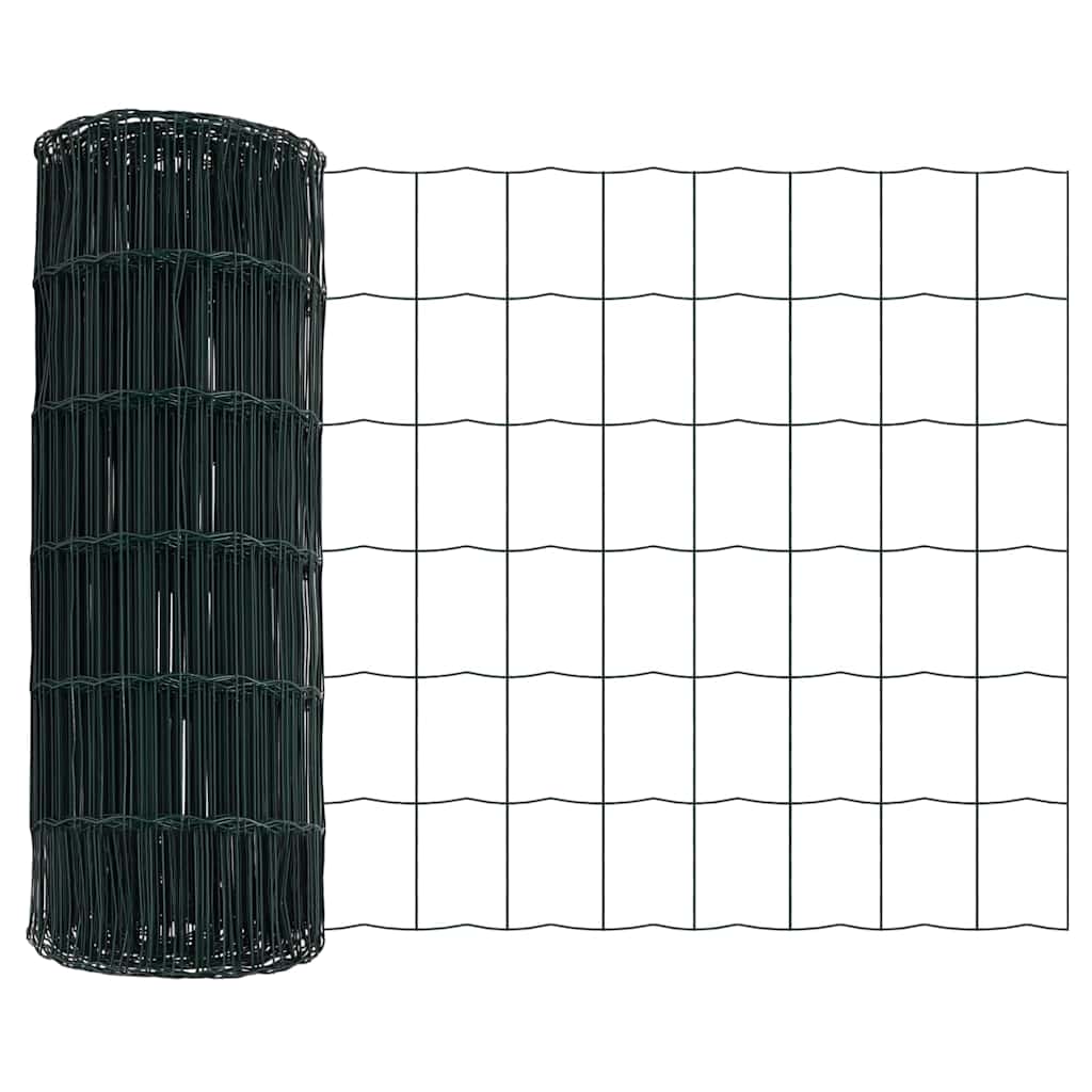 Euro Fence Green 0.8 X 10 M PVC Coated Iron
