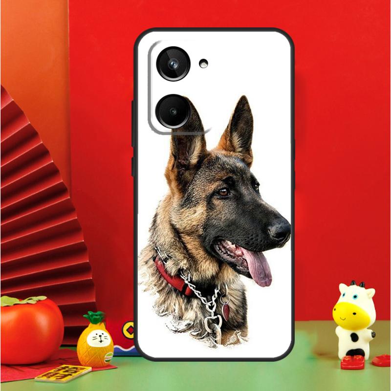 German Shepherd Dog For Realme 15 Pro GT7 GT6 10 11 12 13 14 Pro Plus C65 C67 C63 C61 C55 C51 C53 C35 C75 Case