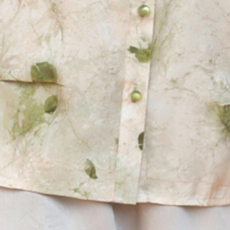 Pasite Chinese Style Printed Chiffon Blouse