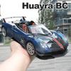 1/18 Pagani Huayra BC Supercar Alloy Car Diecasts & Toy Vehicles Car Model Sound and Light Παιχνίδια αυτοκινήτου για παιδιά Δώρα