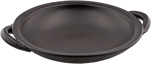Saji Pottery Banko Ware Open Fire Handled Ceramic Plate Small Black Drops 33-101