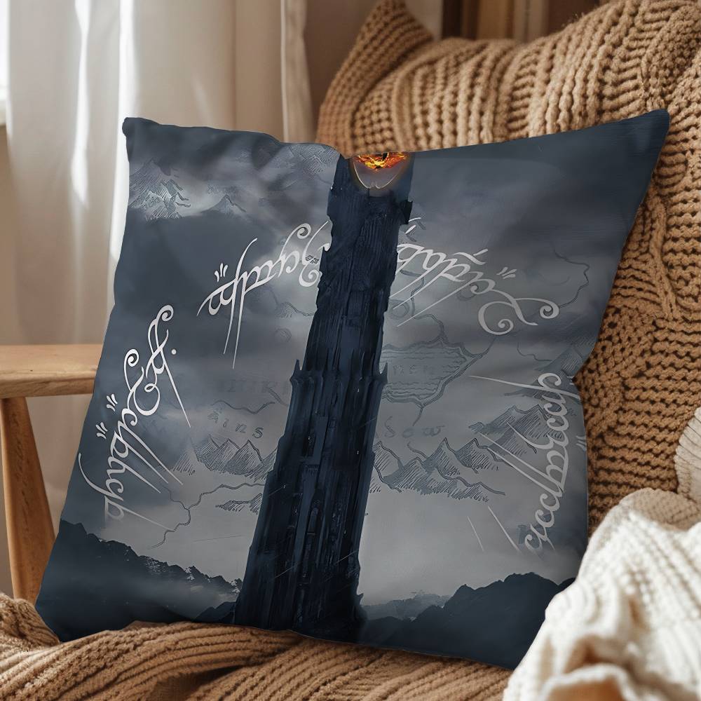 Ancient movie Lord of the Rings Pillow Case Pillow Case Living Room Sofa Cushion Cover Suitable For Home Bedroom Room Decoration