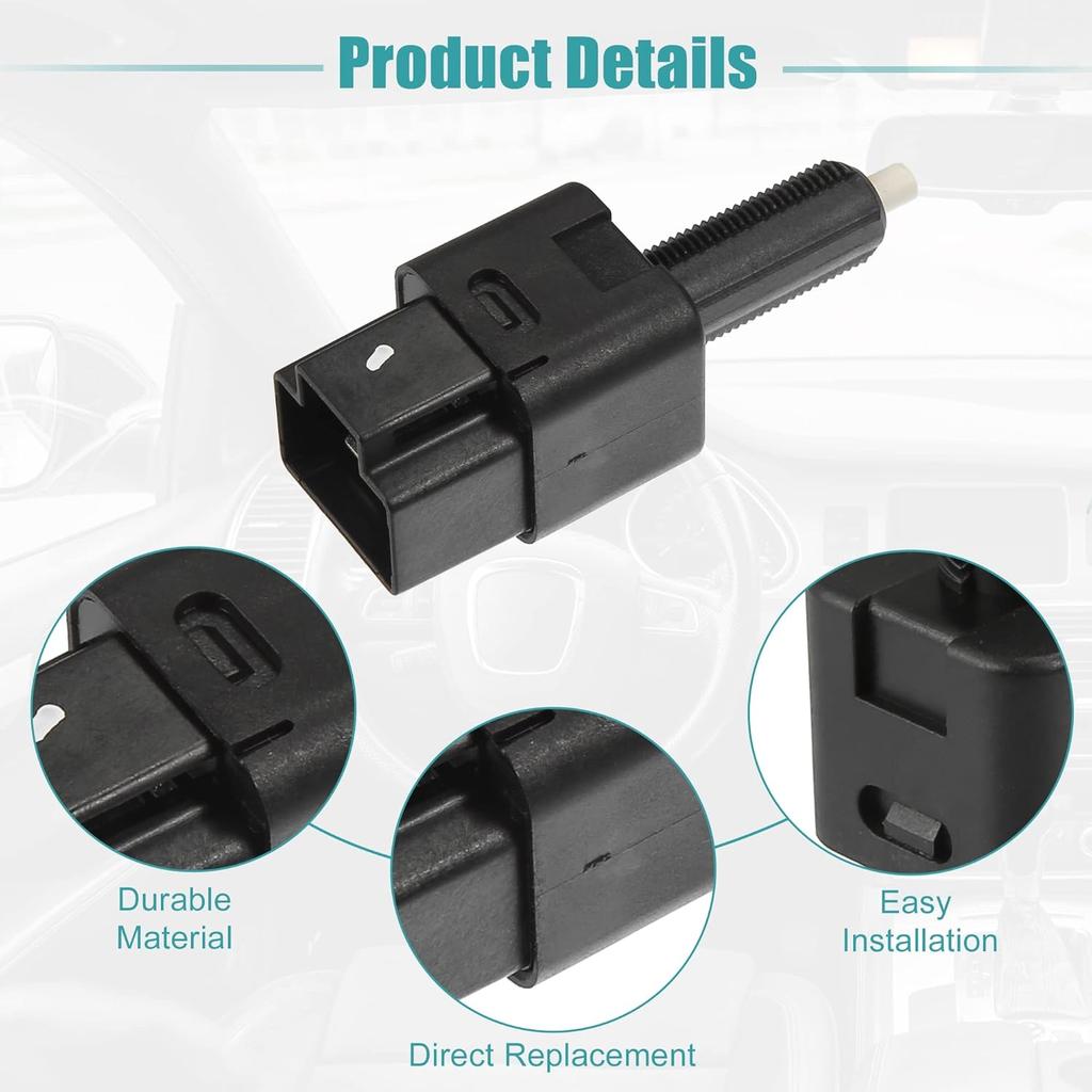 ACROPIX Brake Light Switch Stop Light Switch Sensor Fit for Nissan Altima Maxima Rogue - Pack of 1 Black