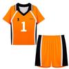 Haikyuu Karasuno Team Cosplay Uniform - Hinata Shoyo & Kageyama Tobio Short-Sleeve Edition