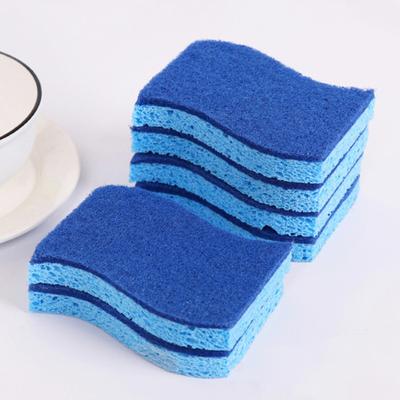 6/12 Pièces Chiffons Éponges en Forme de S Chiffon de Nettoyage Ménager Polyvalent Cuisine Salle de Bain Cuisinière