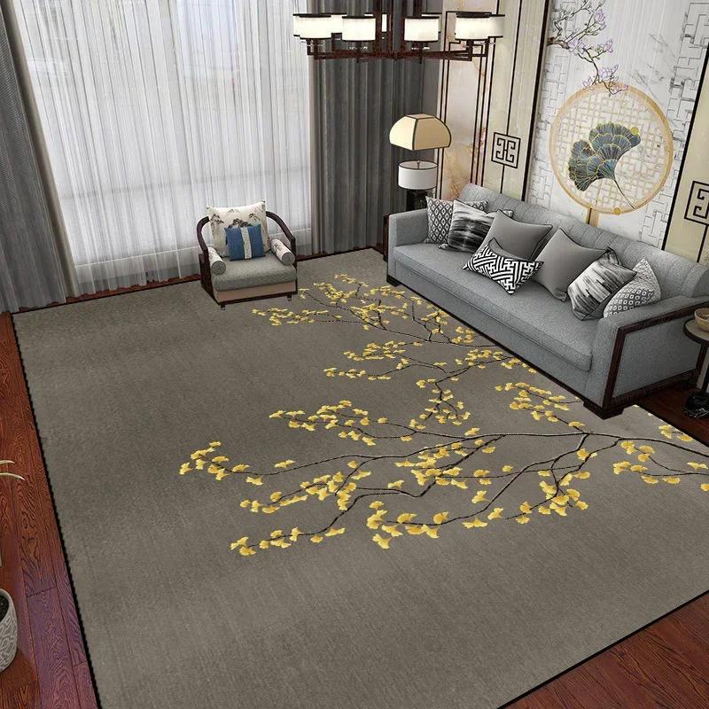 Luxurious Chinese Style Carpets for Living Room Washable Lounge Large Room Rugs Soft Non-slip Floor Mats Bedroom Carpet 200x300