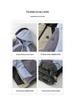 2025 New Boys' Color Block Waterproof Hooded Cotton Jacket with Fleece