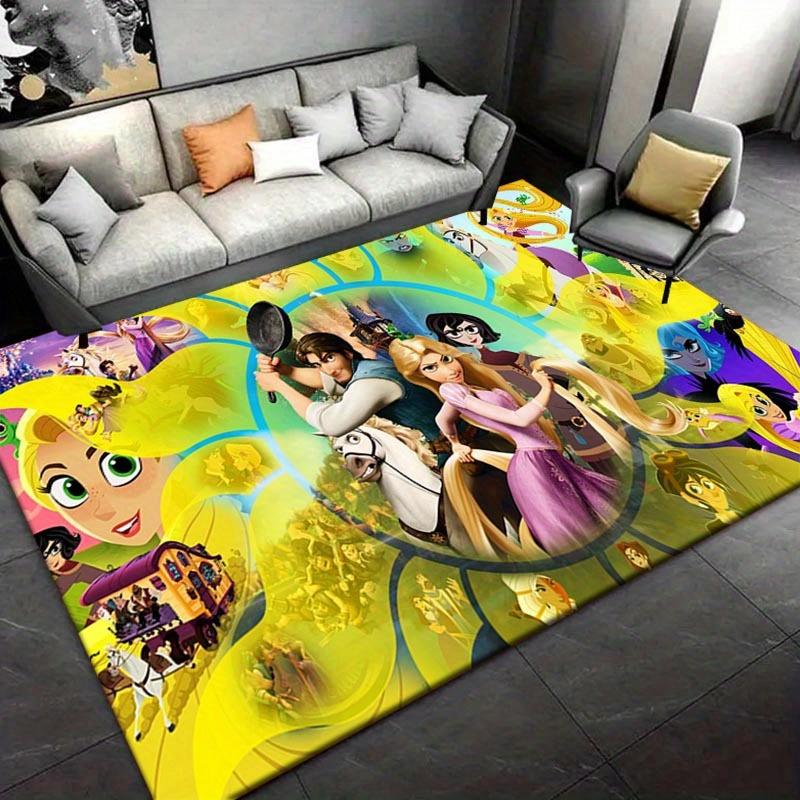 

1pc Tangled Pattern Area Rug Soft Flannel Floor Mat for Living Room, Bedroom, Sofa Coffee Table Floor Mat, Machine Washable 60cm by 90cm